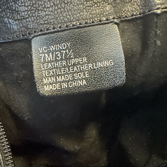 VINCE CAMUTO- Mid Calf Leather Moto boot- size 7 M - Picture 4 of 4